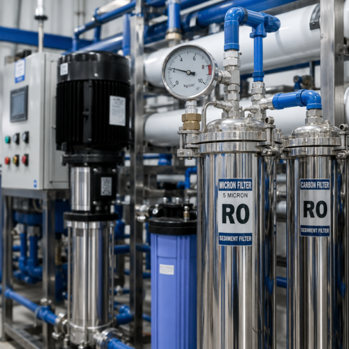 Industrial RO Plant Installation